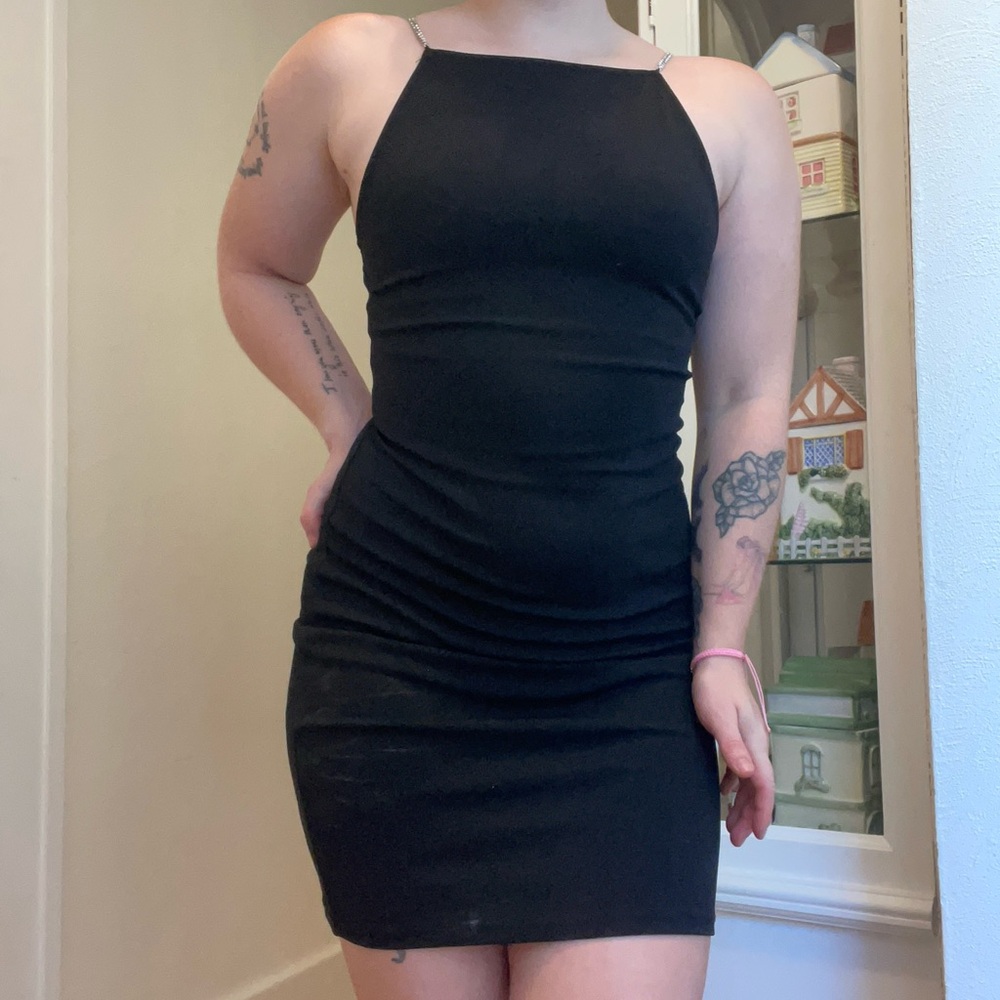 H&M Black Mini Dress